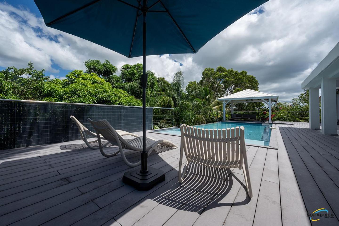 Villa Palm Diamond Jacuzzi & Piscine Prives Le Diamant Buitenkant foto