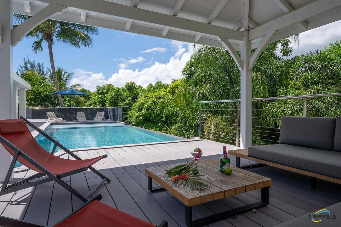 Villa Palm Diamond Jacuzzi & Piscine Prives Le Diamant Buitenkant foto